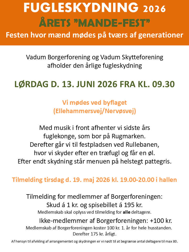 Fugleskydning i Vadum